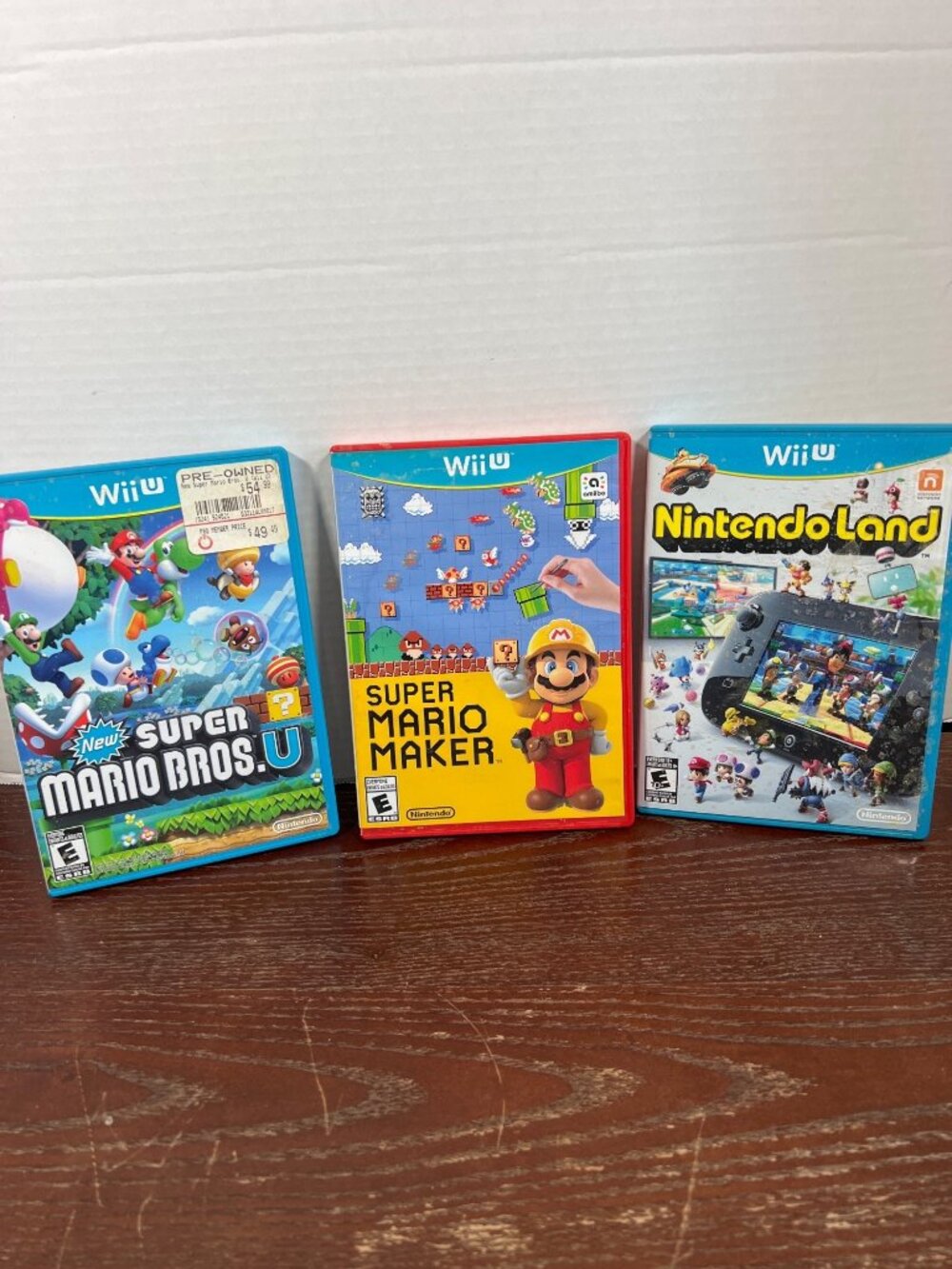 Nintendo Wii U Game Bundle: New Super Mario Bros. U Super Mario Maker Nintendo L